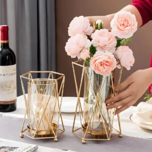 De Casa Decor New Metal Table Vase