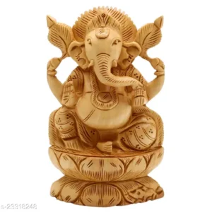 Ganesha wooden Idols & Figurines