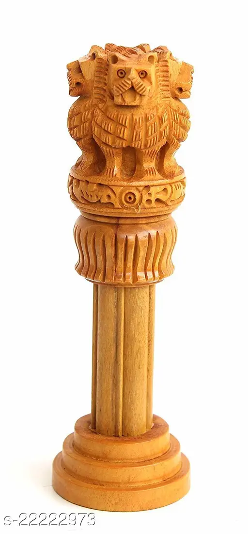 Wooden Ashoka Pillar 30 Cm