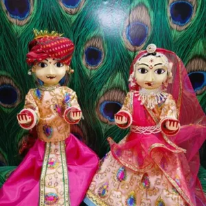 Wooden Gangaur Idol Figurine – Fashionable Design