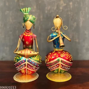 Multicolor Musician Statue Set For Home Office Gifting