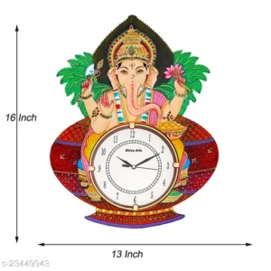 Colorful Ganesha Wall Clock