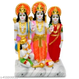 Ram Darbar Murti Statue Idol Ram Laxman Sita Ji Murti For Home Pooja 5 Inches