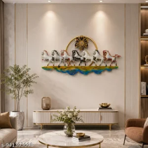Premium Iron Running Horse Wall Art For Home Decor