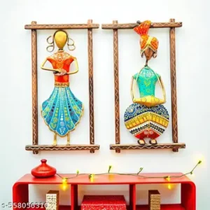 Decorative Wall Art In Rajasthani Theme Set Of 2 Frames