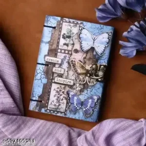 New Beautifully Designed Diary Printed Diary Notebook With Lock Clasp For Giftoffice Use 57 Inch 200 Pages