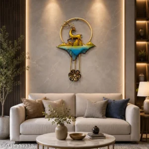 Modern Golden Deer Wall Hanging Art For Home Decoration