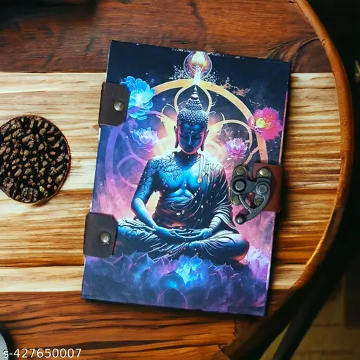 5X7 Inch 100 Pages Handmade Cardboard Printed Design Cover Artisan Unique Customized Crafted Diary Personalized Premium Luxury Notebook Pack of 1