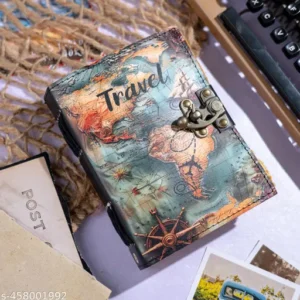 Vintage Leather Journal Diary Travel Notebook For Girls