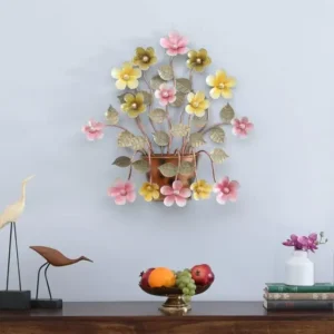 Metal Decorative Flowers Wall Hanging