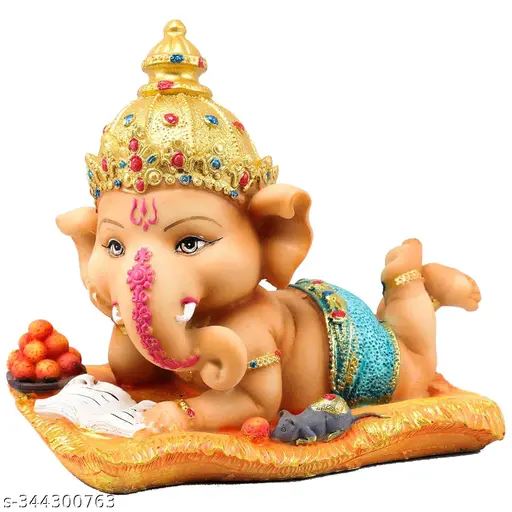 Ganesh Idol for Home Decor Decorative Ganesha Statue for Decoration and Office Gift Item 16 Cm x 129 Cm