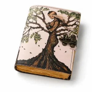 Vintage Leather Journal Travel Notebook For Girls